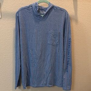 Vineyard Vines Heathered Blue Hoodie